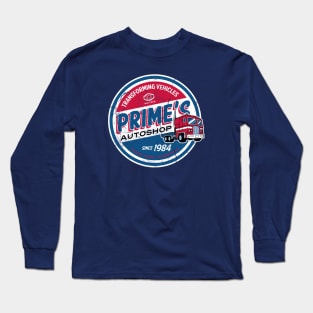 Prime's Autoshop Long Sleeve T-Shirt